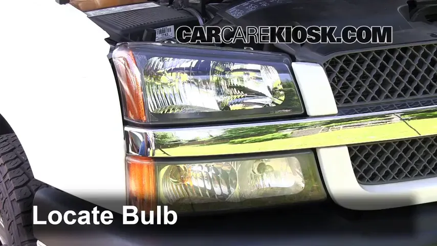 2004 Chevrolet Silverado 1500 LS 5.3L V8 FlexFuel Extended Cab Pickup (4 Door) Lights Turn Signal - Front (replace bulb)